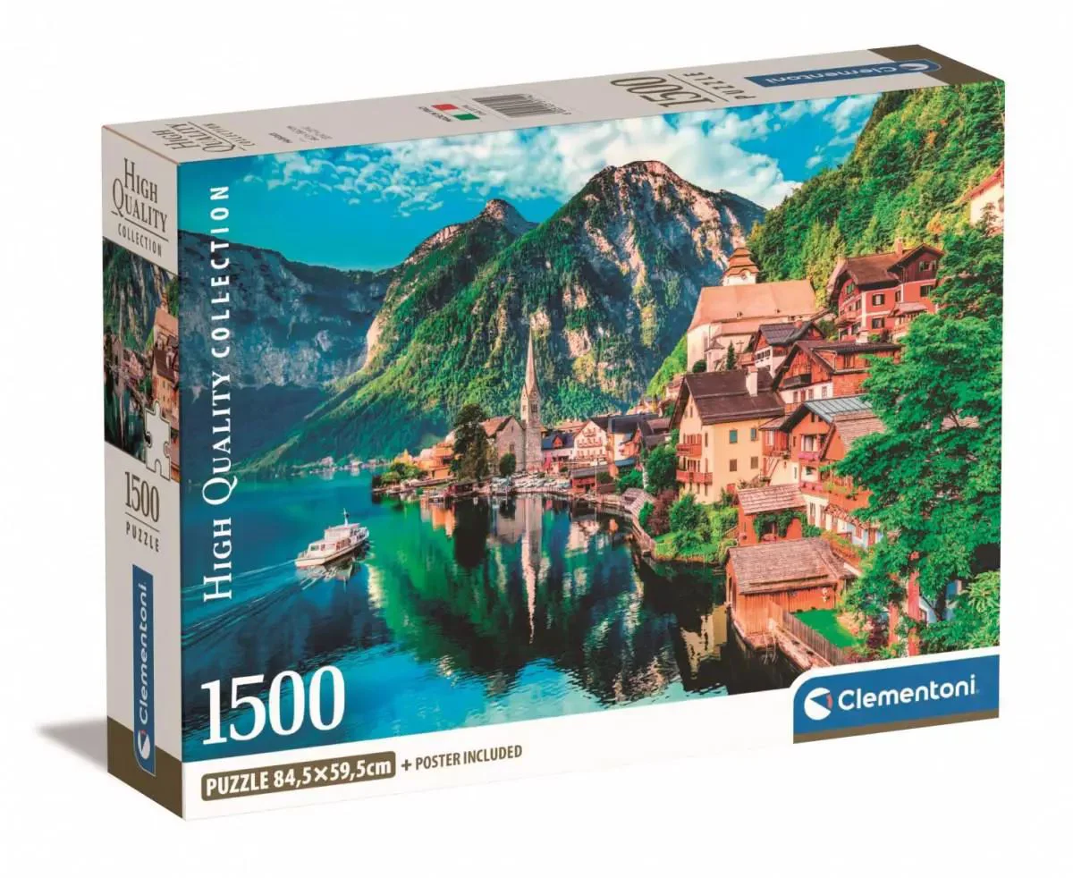 Puzzle Clementoni Compact Hallstatt, 1500 el. foto