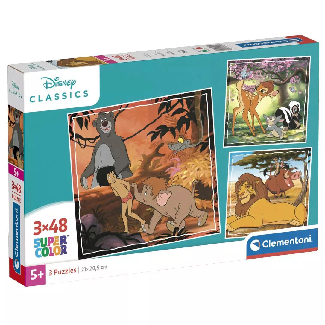 Puzzle Clementoni Disney Classic, 3x48 el.