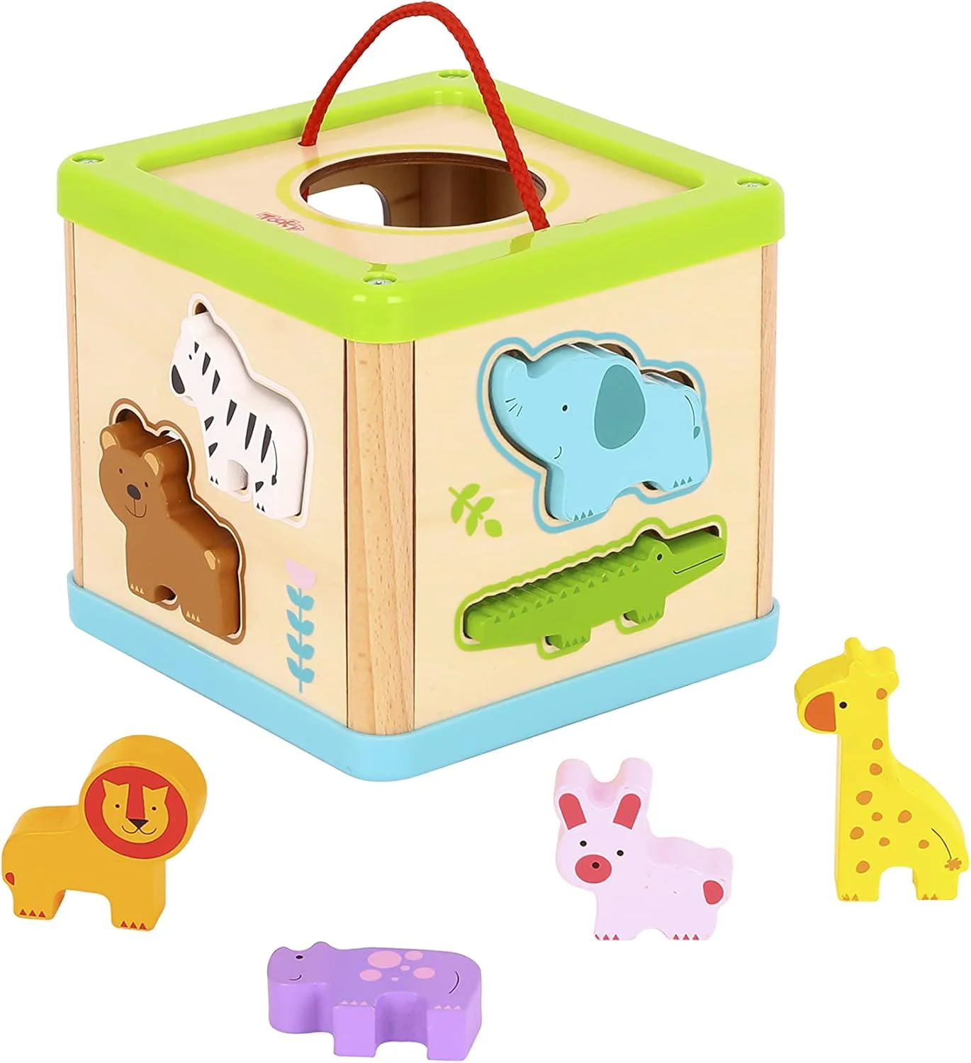 Деревянная игрушка-сортeр Tooky Toy Животные foto