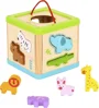 Sorter din lemn Tooky Toy Animalute