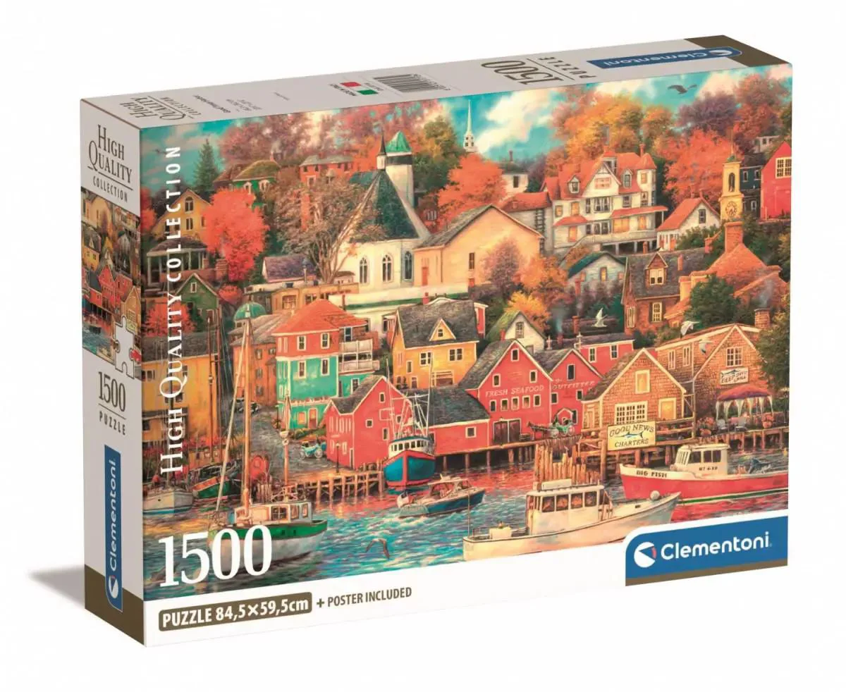 Puzzle Clementoni Good Times Harbour, 1500 el. foto
