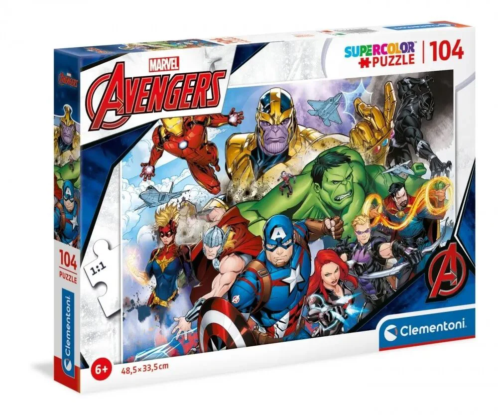 Puzzle Clementoni Marvel Razbunatorii, 104 el. foto
