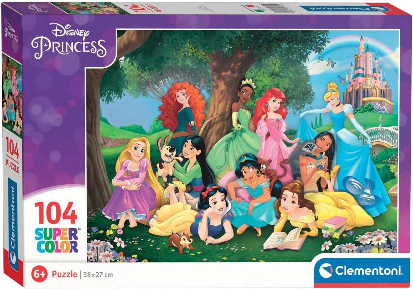 Puzzle Clementoni Printesele Disney, 104 el. foto