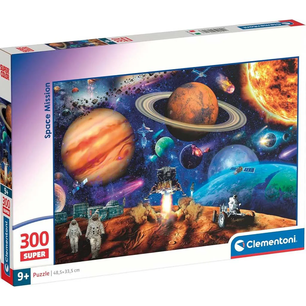 Puzzle Clementoni Super misiune spatiala, 300 el. foto