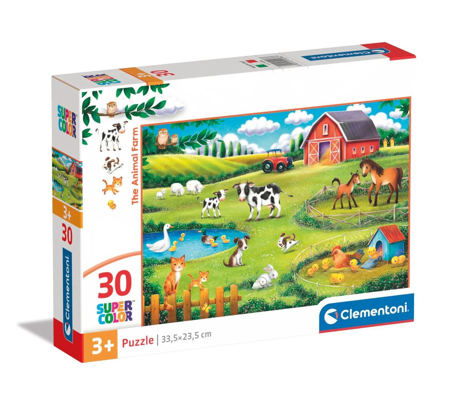 Puzzle Clementoni Ferma de animale, 30 el.