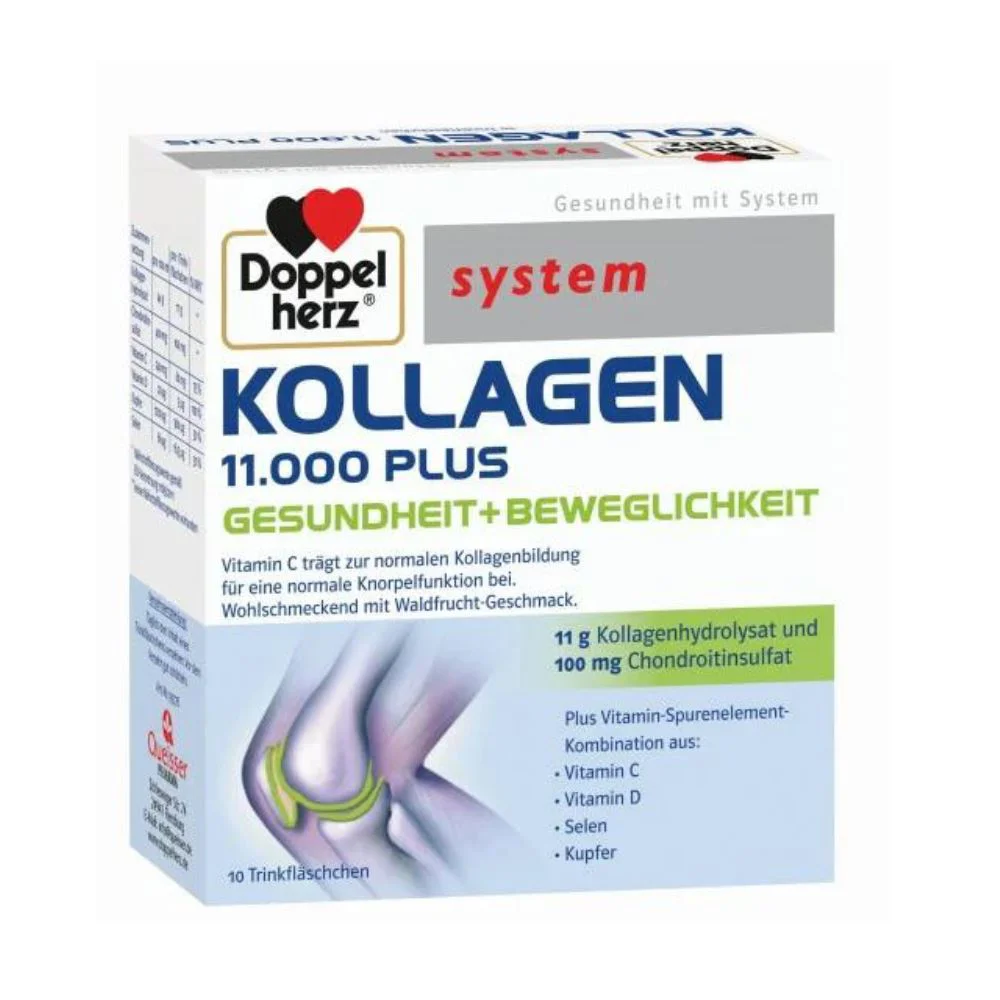 Supliment Doppelherz System Kollagen 11000 Plus, 10 flacoane