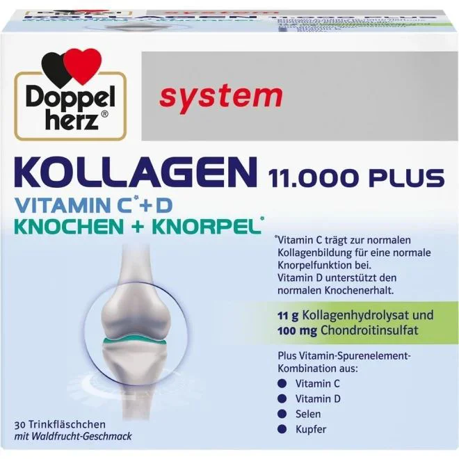 Пищевая добавка Doppelherz System Kollagen 11000 Plus, 30 флаконов