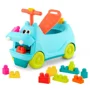 Tolocar muzical Battat cu constructor, Hippo foto