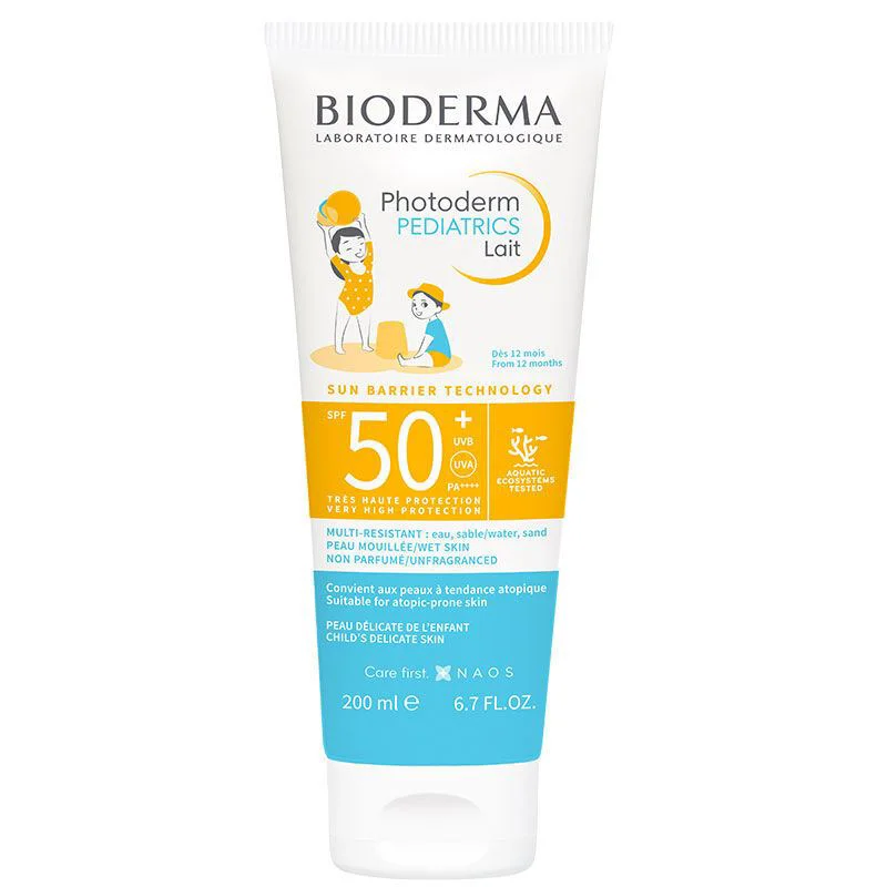 Lotiune cu protectie solara Bioderma Photoderm Kid SPF 50+, 200 ml