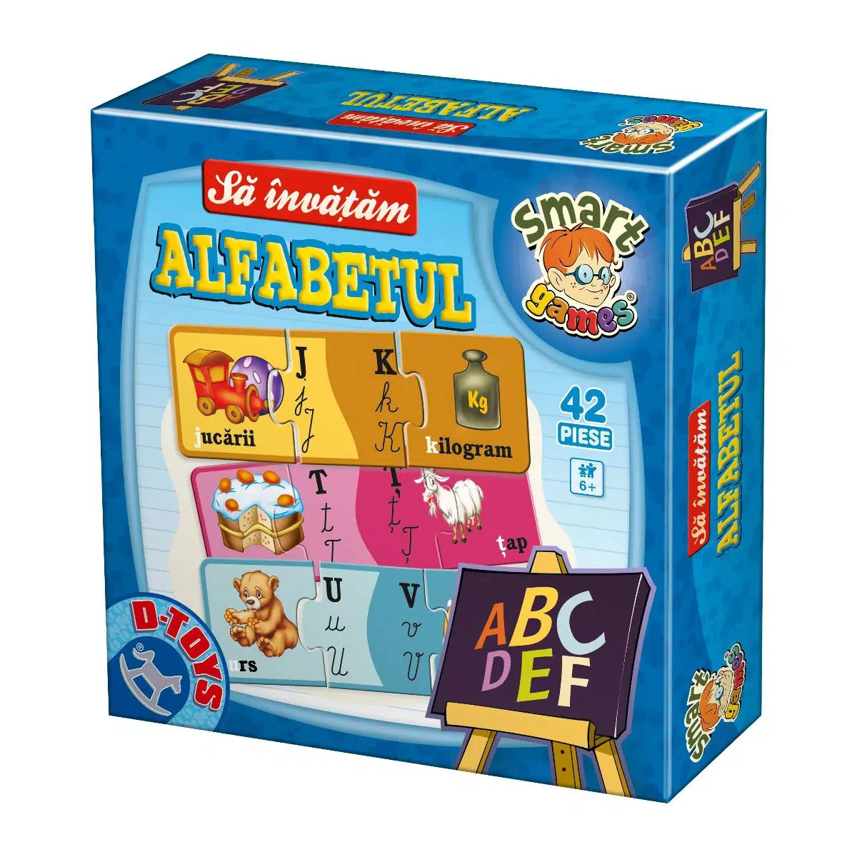 Joc educativ D-toys Sa invatam Alfabetul foto