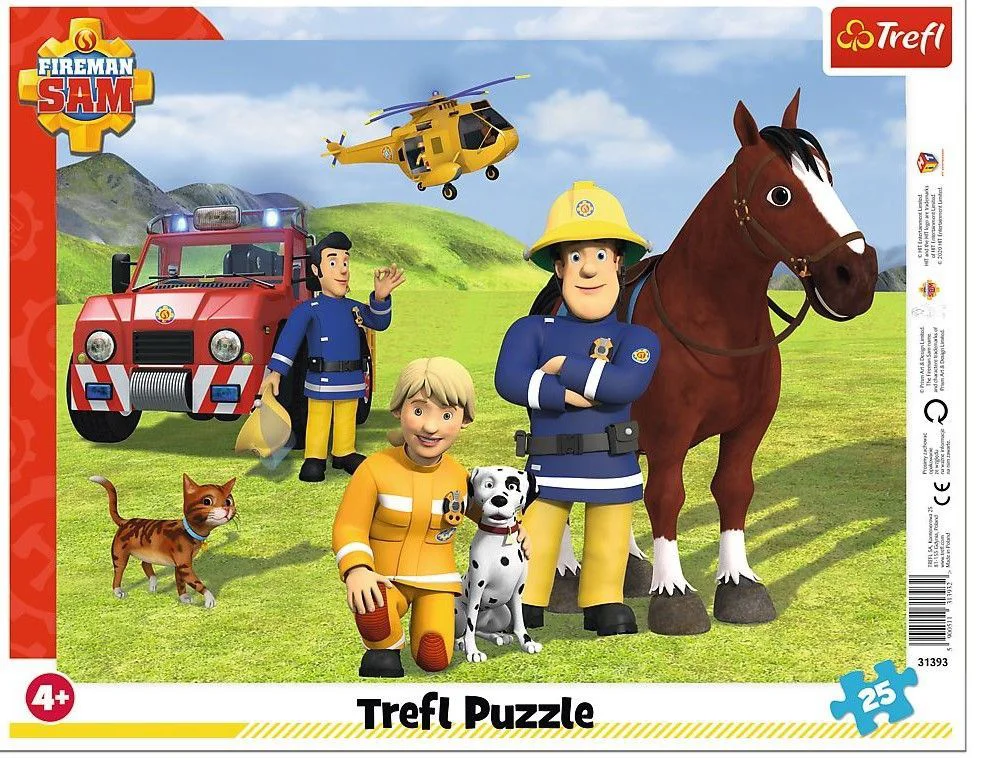 Puzzle Trefl Pompierul Sam, 25 el. foto
