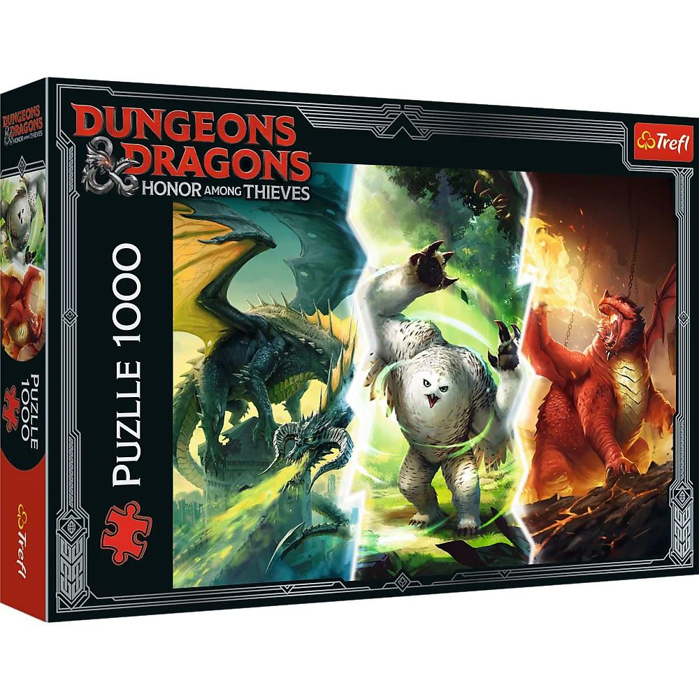 Puzzle Trefl Dragons Legende misterioase, 1000 el. foto