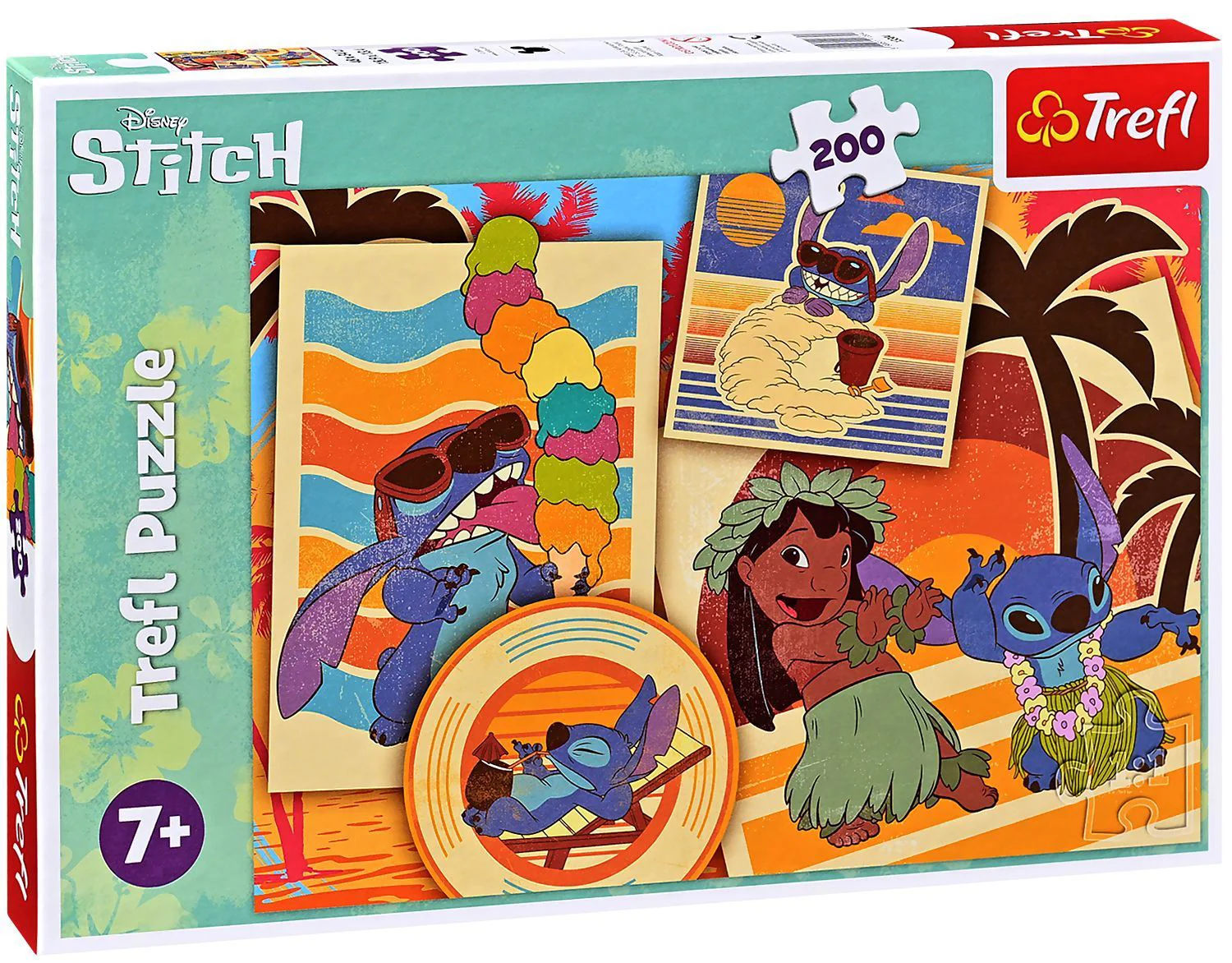 image for Puzzle Trefl Petrecerea muzicala a lui Lilo si Stitch, 200 el. foto