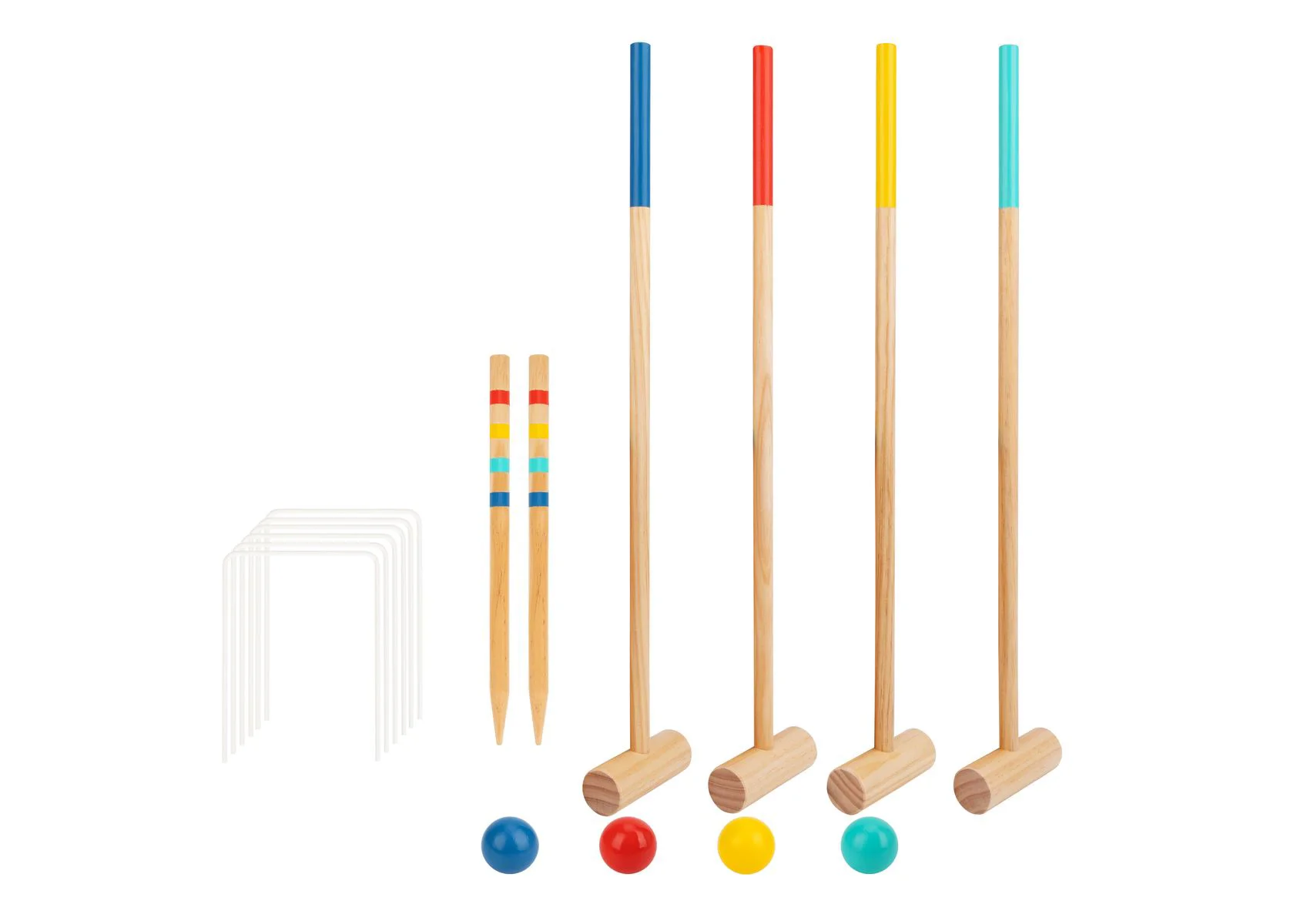 Set de joaca din lemn Tooky Toy Croquet