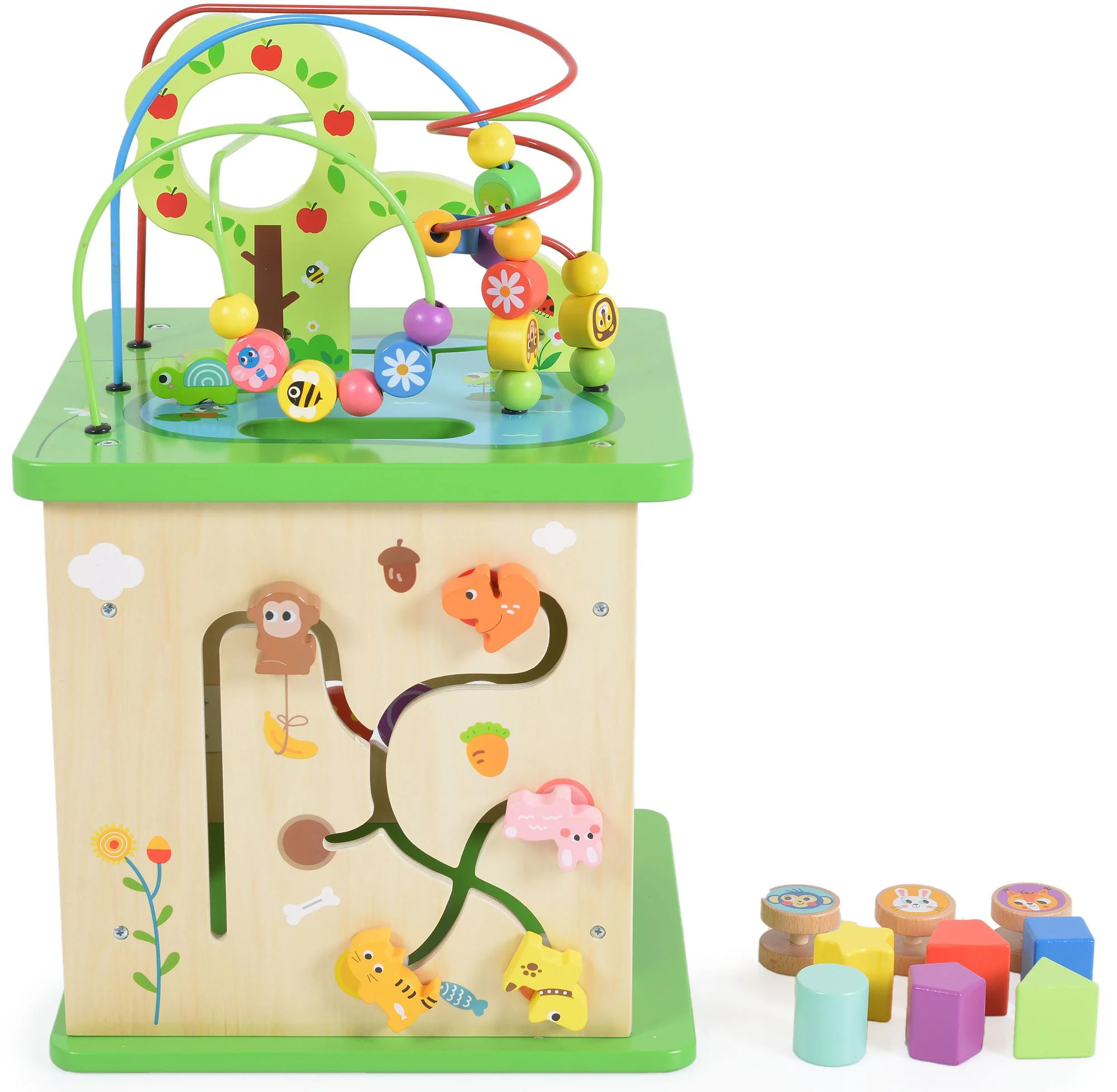 Jucarie din lemn Tooky Toy Cub interactiv foto