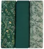 Муслиновые пеленки KikkaBoo Secret Garden Green, 100x100 см, 3 шт.