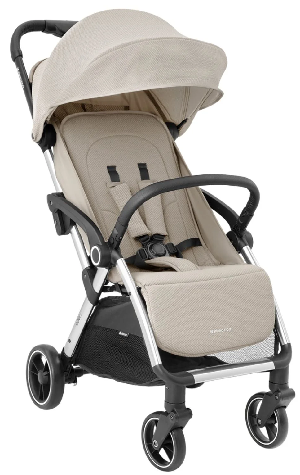 image for Carucior cu pliere automata KikkaBoo Eden Beige foto