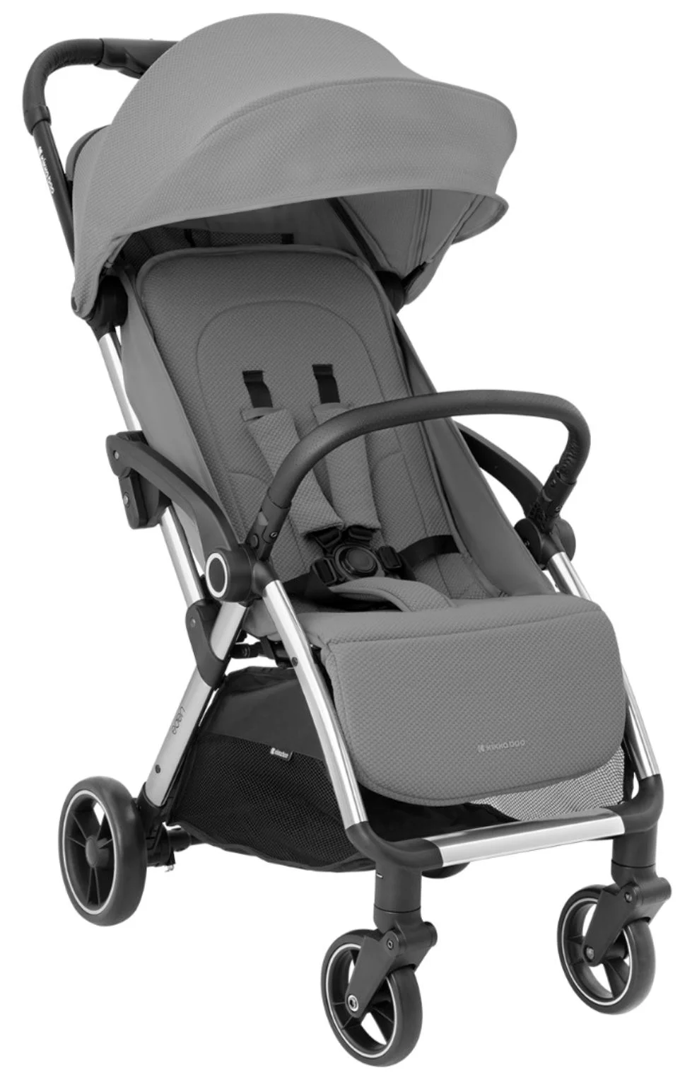 Carucior cu pliere automata KikkaBoo Eden Grey