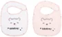 Set 2 bavete KikkaBoo Bear with me Pink foto