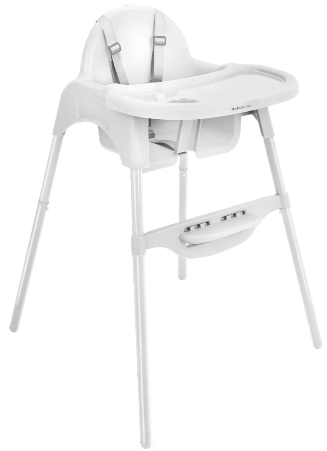 Scaun de masa 2 in 1 KikkaBoo Jammy White