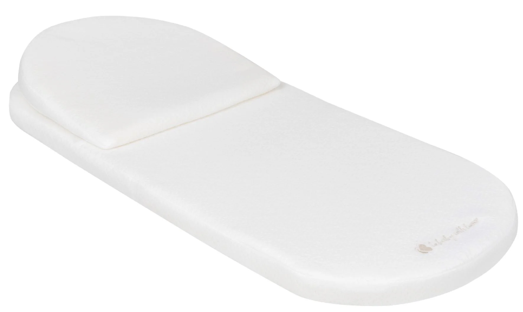 image for Saltea pentru landou cu perna KikkaBoo Airknit White, 80x35 cm foto