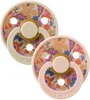 Set 2 suzete rotunde din latex BIBS LIBERTY June Blossom - Blush Mix (6-18 luni) foto