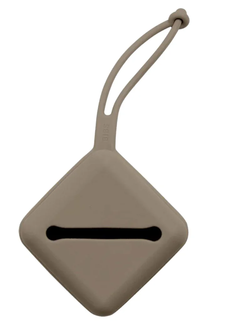 Cutie pentru suzete din silicon BIBS Dark Oak