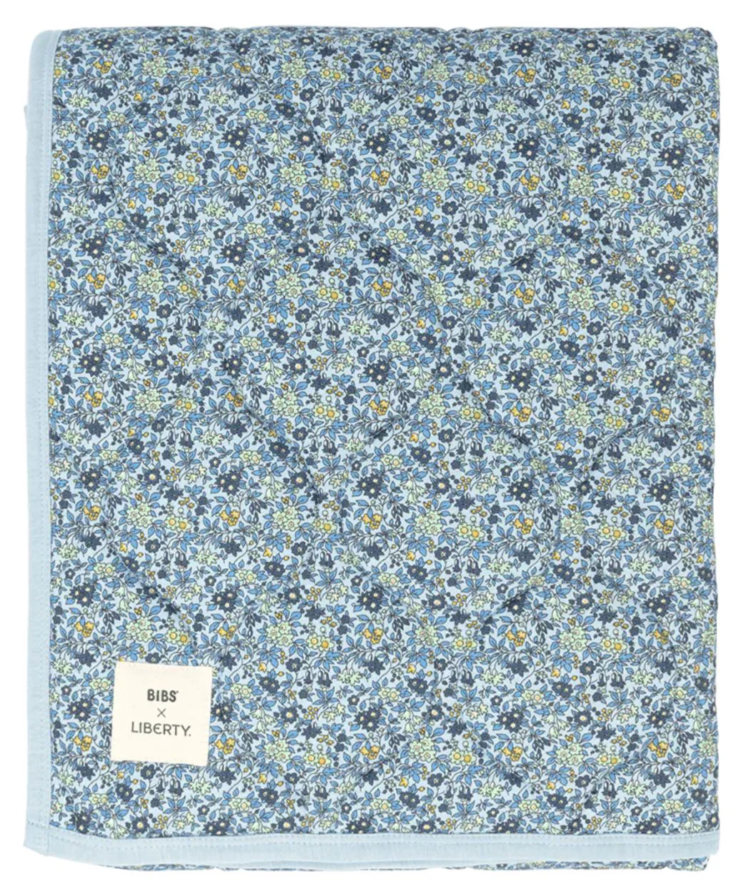 Одеяло стеганое BIBS Liberty Chamomile Lawn Baby Blue (85х110 см)