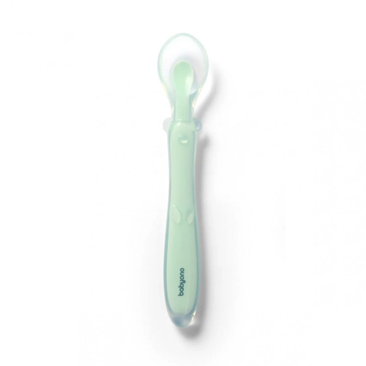 image for Гибкая ложка BabyOno из силикона Зеленый foto