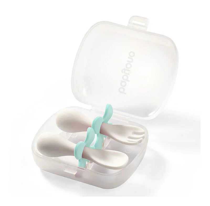 image for Набор столовых приборов BabyOno (12+ мес.) Зеленый foto