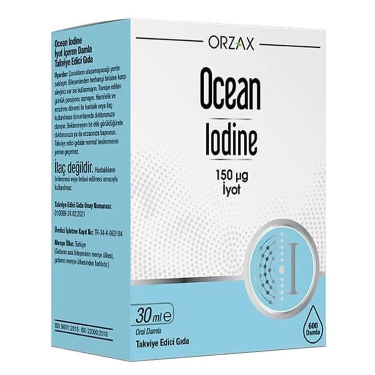 Капли Orzax Ocean Iodine 150 мкг, 30 мл