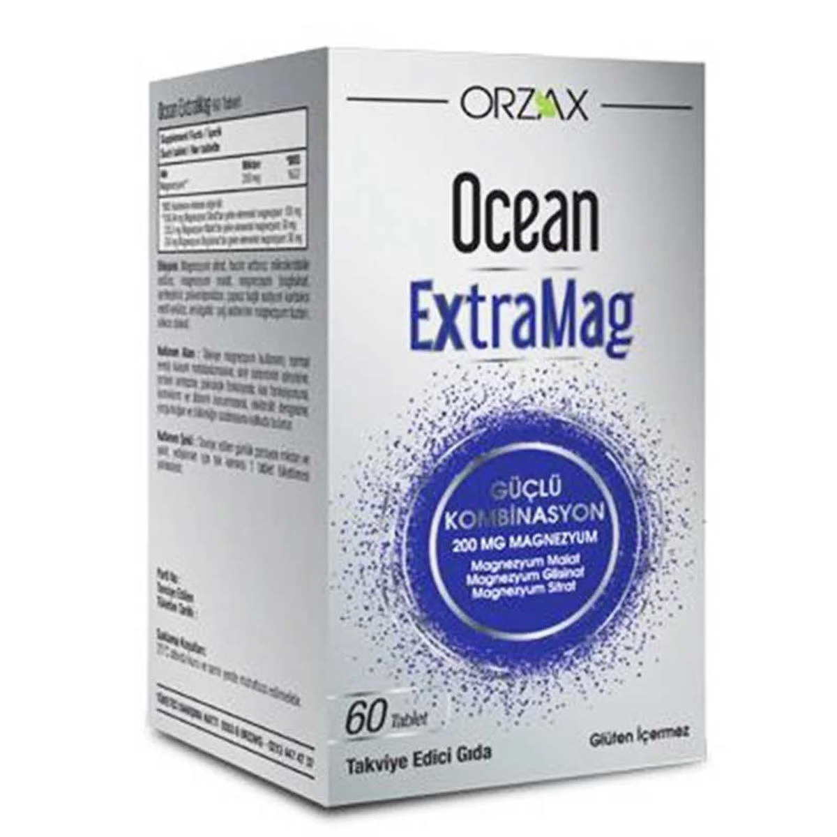 Supliment alimentar 3 in 1 Orzax Ocean ExtraMag, 30 comprimate
