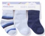 Set 3 perechi sosete KikkaBoo Stripes Dark Blue