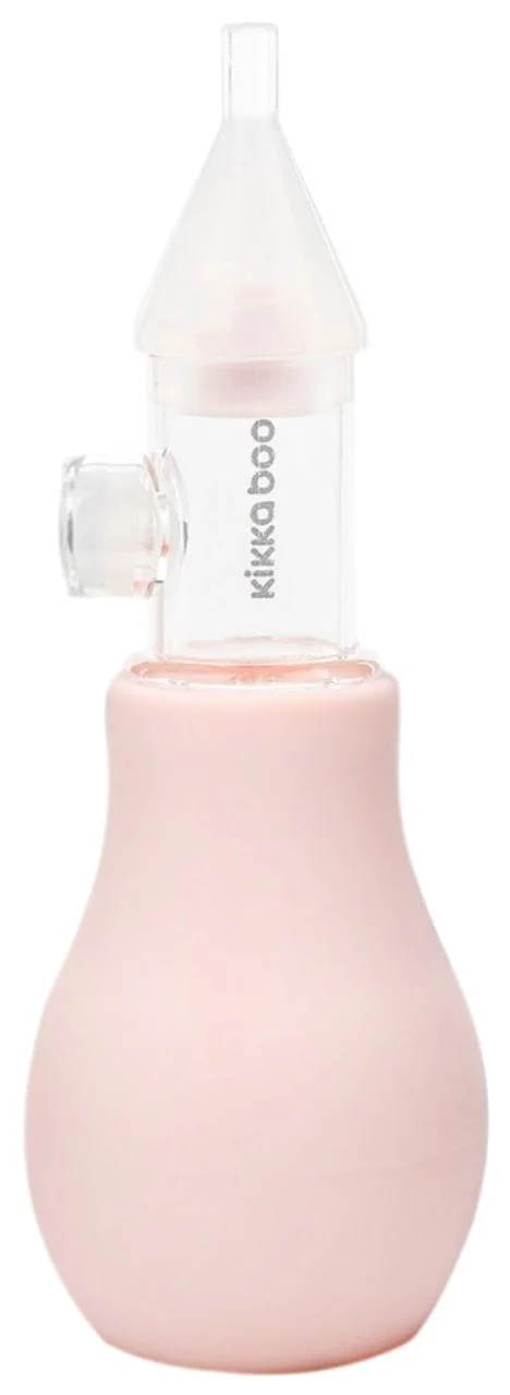 Aspirator nazal anti-reflux KikkaBoo Pink