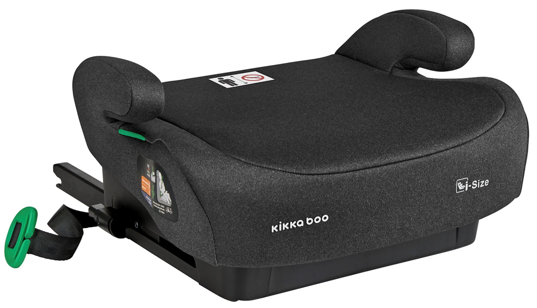 Автокресло-бустер i-Size KikkaBoo i-Tip Black, 125-150 см