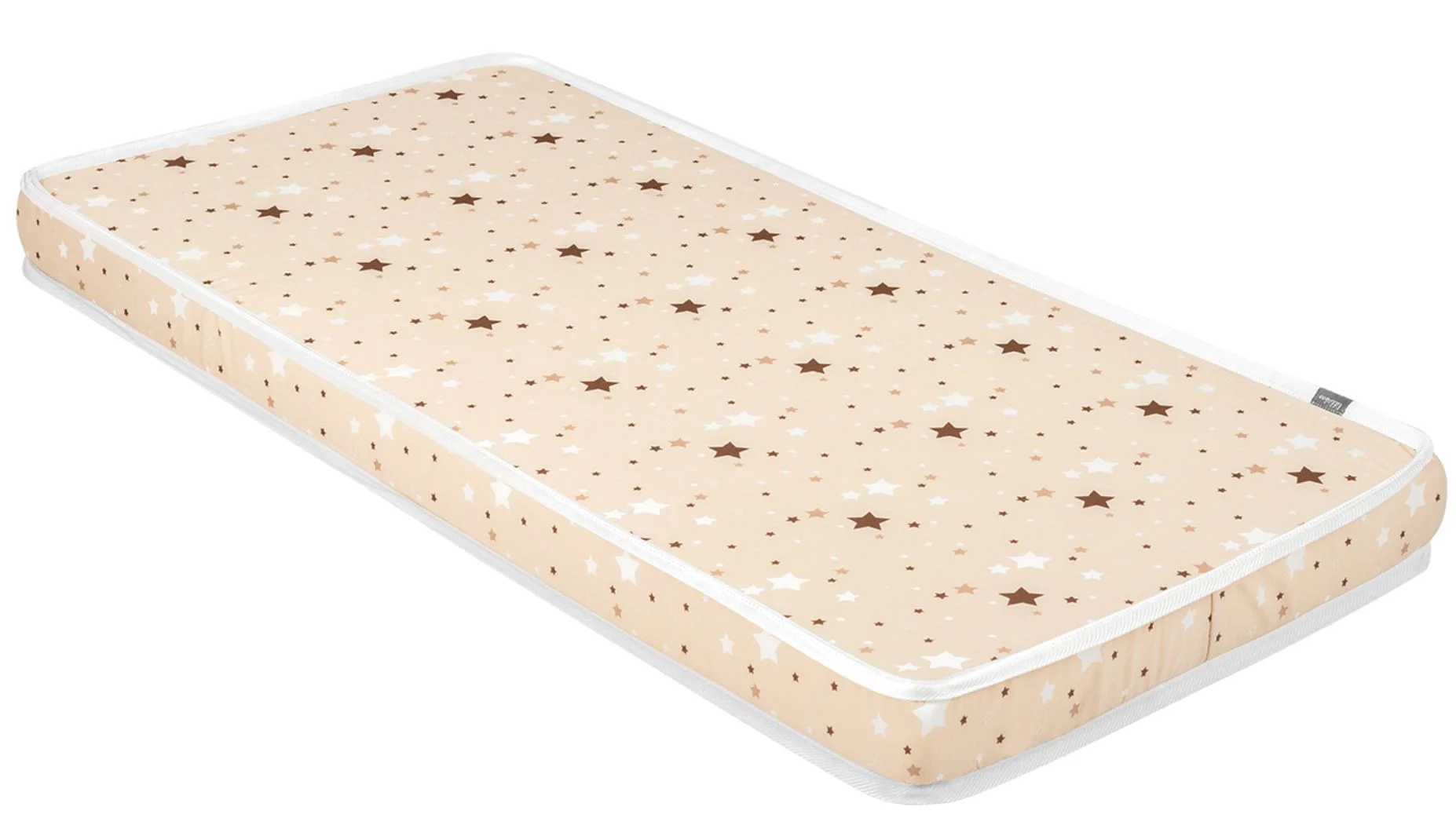 image for Saltea pentru patut KikkaBoo Fantasia Stars Beige 140x70x9 cm foto