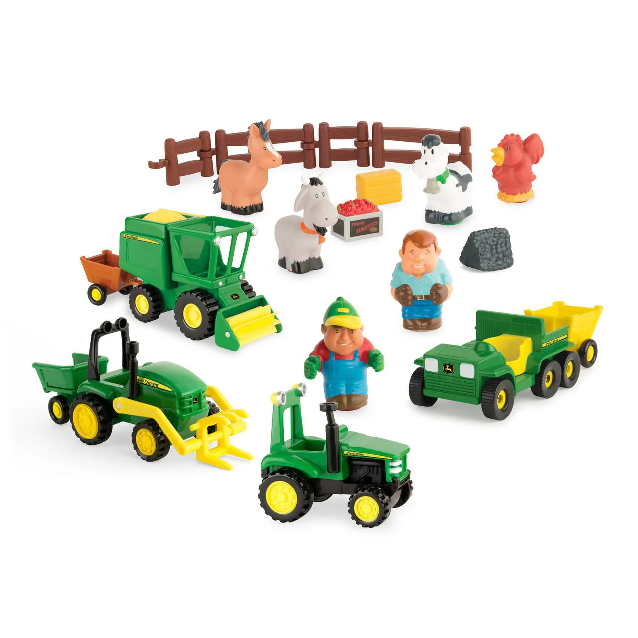 Set de joaca Tomy John Deere Farm Playset