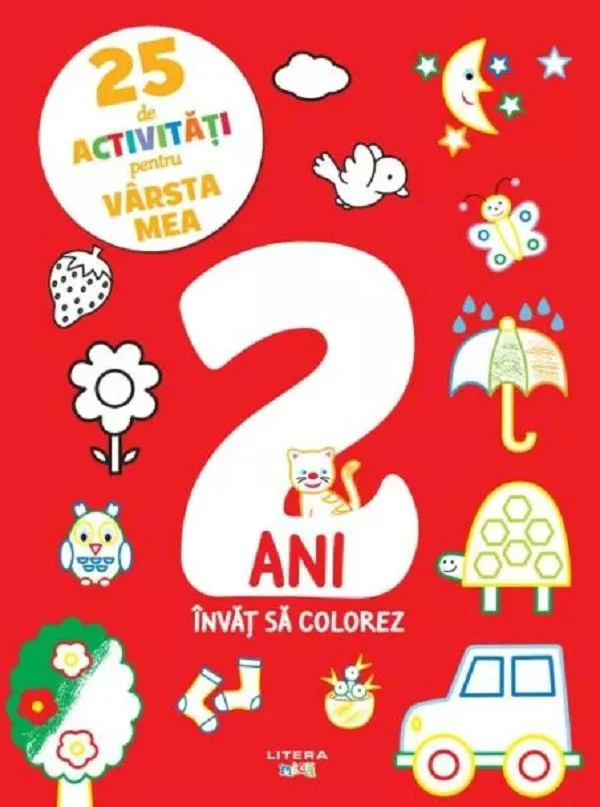 Invat sa colorez. 25 de activitati pentru varsta mea (2 ani). Editura Litera. foto