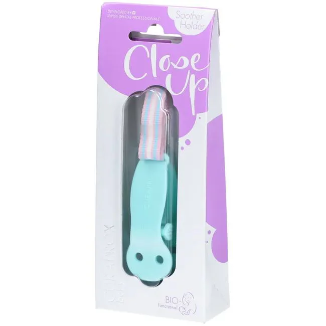 Clips pentru suzeta Curaprox Baby Turcoaz
