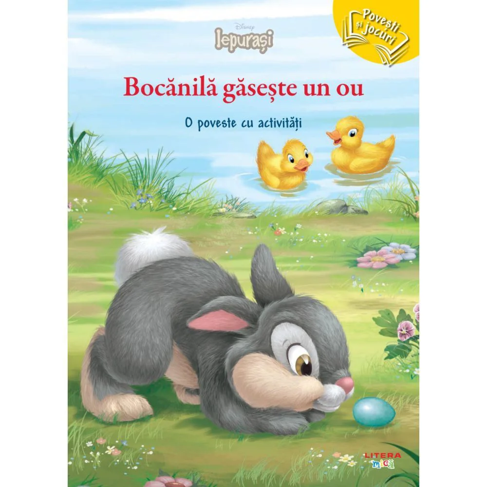 Disney. Iepurasi. Bocanila gaseste un ou. Povesti si jocuri