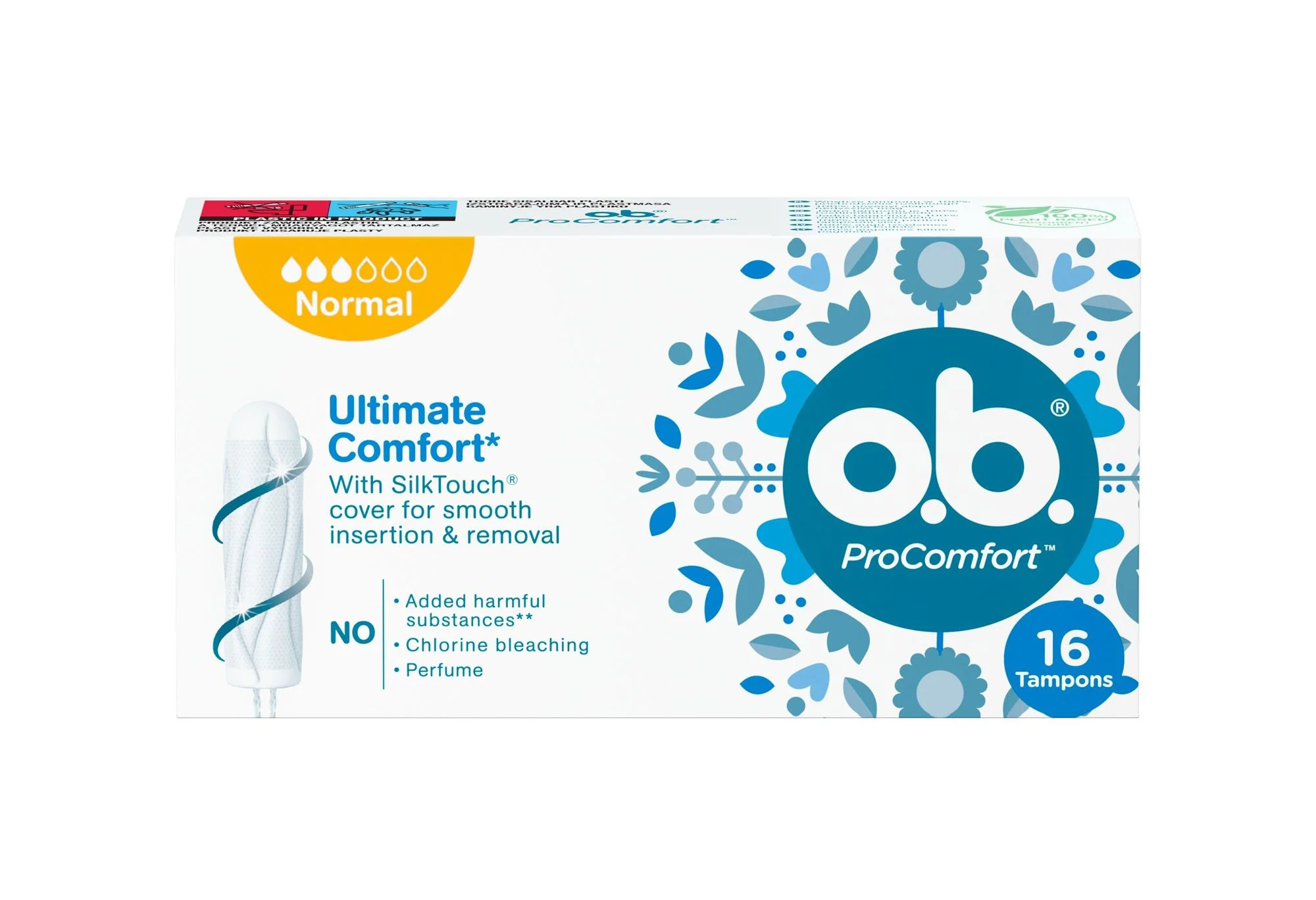 Тампоны OB Pro Comfort Ultimate Normal, 16 шт.