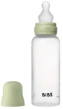 Biberon din plastic anticolici BIBS Sage cu tetina din silicon 3+ luni, 270 ml