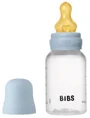 Пластиковая антиколиковая бутылочка BIBS Baby Blue с латексной соской 0+ месяца, 150 мл