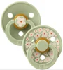 Set 2 suzete rotunde din latex BIBS Studio Colour Jasmine - Sage Mix (0-6 luni) foto