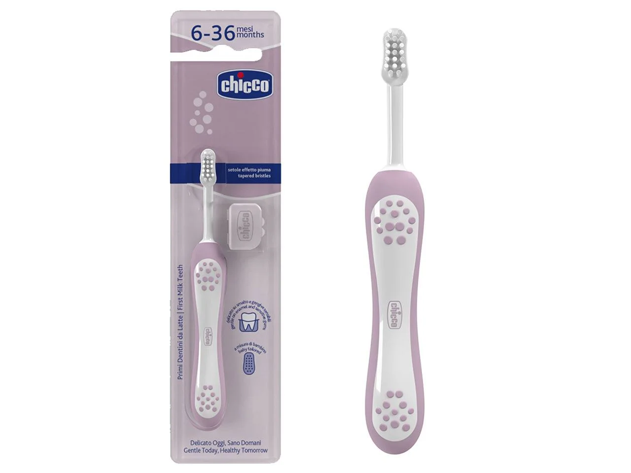 Зубная щетка Chicco Lilac (6-36 мес.)