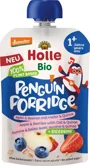 Piure Holle Penguin Porridge de mere, fructe de padure, ovaz si quinoa (12+ luni), 110 g