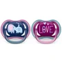 Силиконовая соска Philips Avent Ultra Air Happy Girl (18+ мес), 2 шт. foto