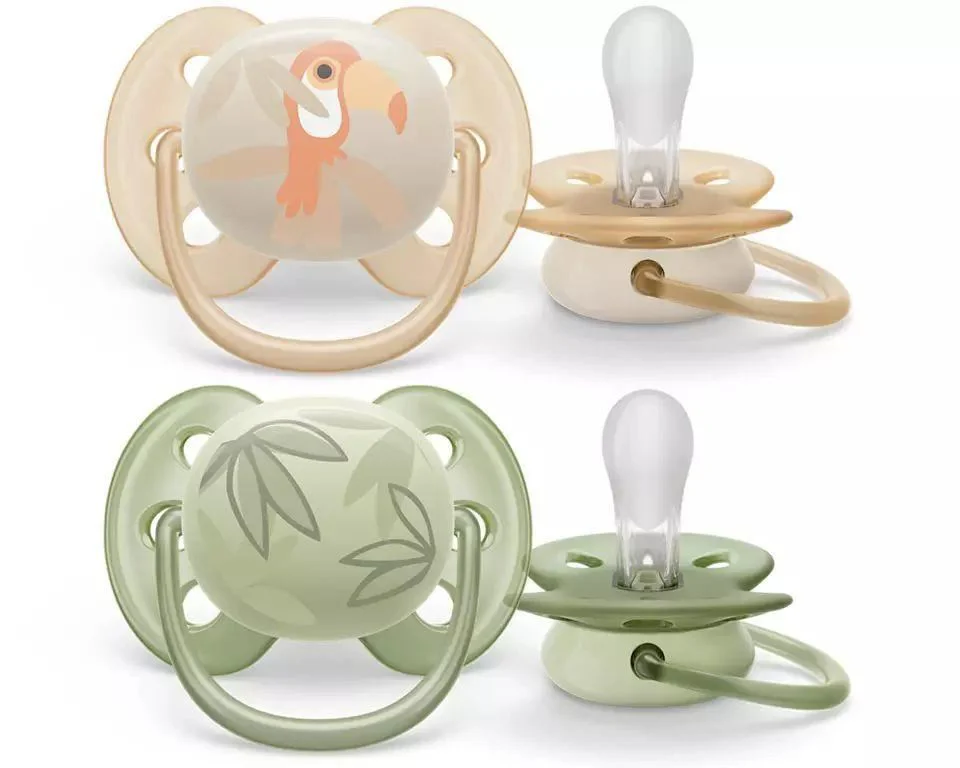 Suzete din silicon Philips Avent Ultra Soft Boy (0-6 luni), 2 buc. foto