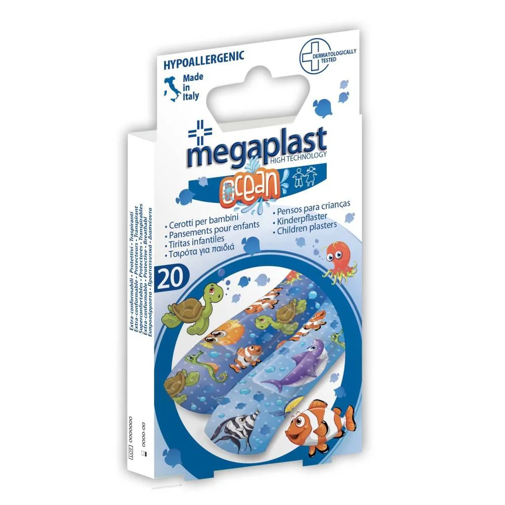 Детские пластыри Megaplast Океан, 20 шт.