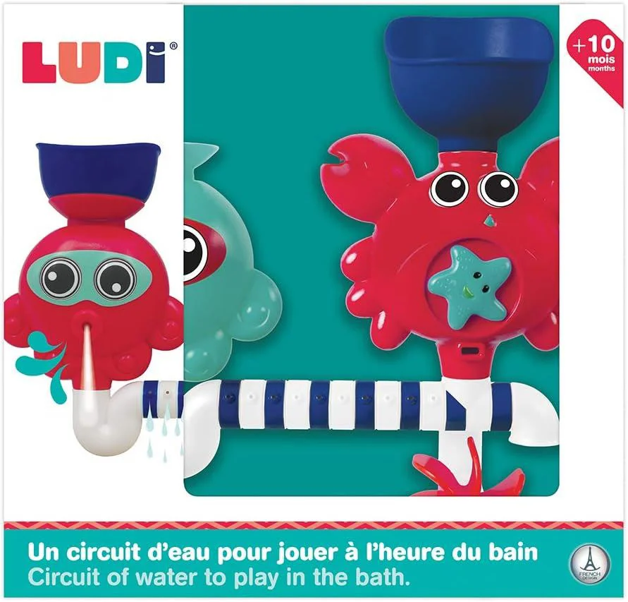 Set jucarii de baie Ludi Water Circuit Crab